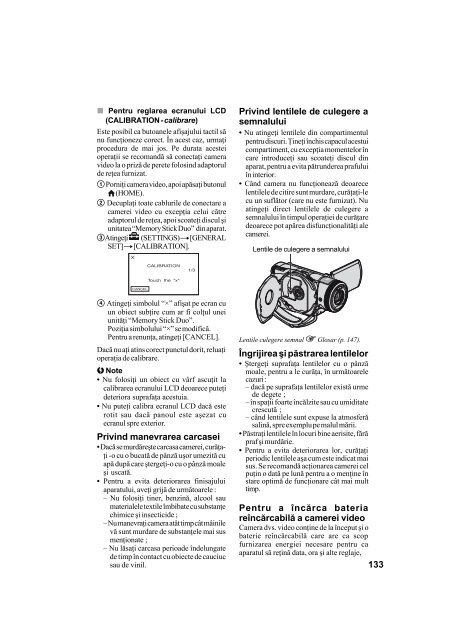 Sony HDR-UX1E - HDR-UX1E Mode d'emploi Roumain