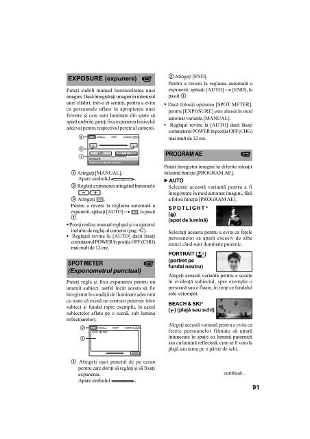 Sony HDR-UX1E - HDR-UX1E Mode d'emploi Roumain