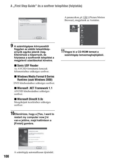 Sony HDR-UX1E - HDR-UX1E Consignes d&rsquo;utilisation Hongrois