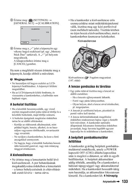 Sony HDR-UX1E - HDR-UX1E Consignes d&rsquo;utilisation Hongrois