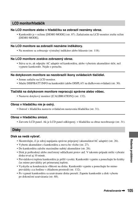 Sony HDR-UX1E - HDR-UX1E Consignes d&rsquo;utilisation Slovaque