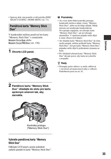 Sony HDR-UX1E - HDR-UX1E Consignes d&rsquo;utilisation Slovaque