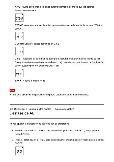 Sony FDR-X1000VR - FDR-X1000VR Manuel d'aide Espagnol