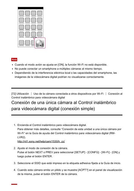 Sony FDR-X1000VR - FDR-X1000VR Manuel d'aide Espagnol