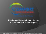 Heating and Cooling repair service and Maintenance in Indianapolis