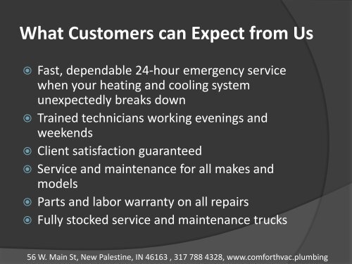 Heating and Cooling repair service and Maintenance in Indianapolis