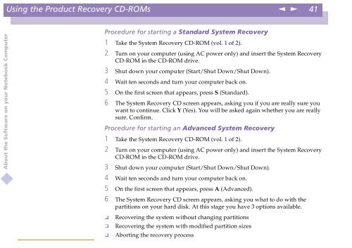 Sony PCG-C1VE - PCG-C1VE Manuale software Inglese