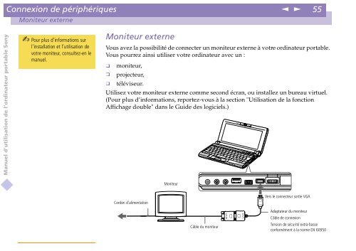 Sony PCG-C1VE - PCG-C1VE Istruzioni per l'uso Francese