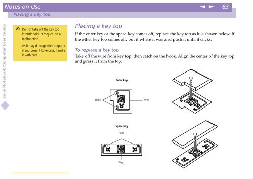 Sony PCG-C1VE - PCG-C1VE Istruzioni per l'uso Inglese