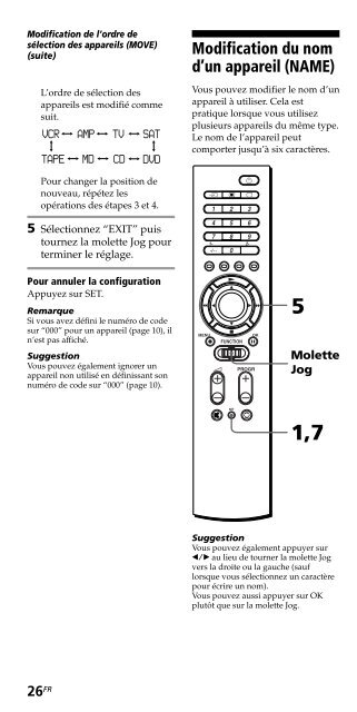 Sony RM-VZ950T - RM-VZ950T Istruzioni per l'uso