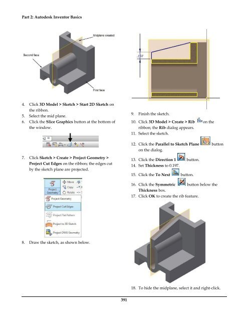 AutoCAD 2018 and Inventor 2018 Tutorial By Tutorial Books (www.engbookspdf.com)