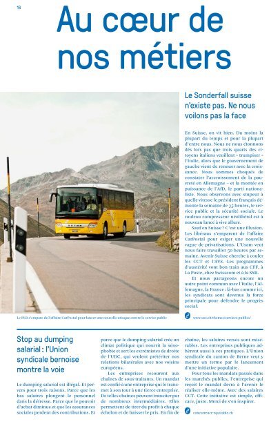 syndicom magazine No 4  - Rendez-nous notre temps