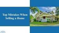 Avoid These Common Home Selling Mistakes