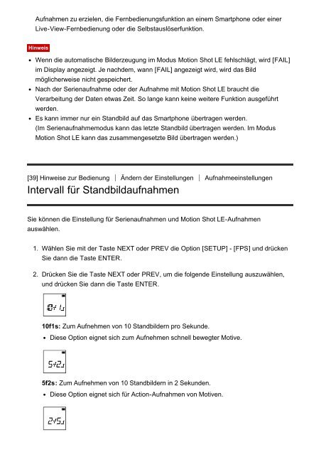 Sony FDR-X1000VR - FDR-X1000VR Manuel d'aide Allemand