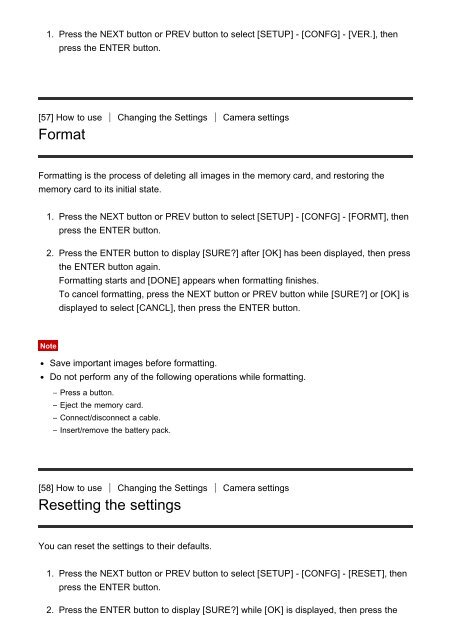 Sony FDR-X1000VR - FDR-X1000VR Manuel d'aide Anglais