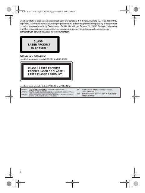 Sony VGN-CR41ZR - VGN-CR41ZR Documents de garantie Roumain