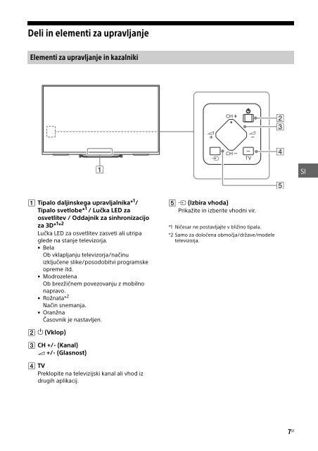 Sony KDL-50W755C - KDL-50W755C Mode d'emploi Serbe