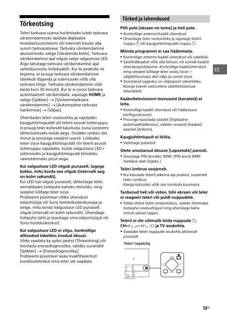 Sony KDL-50W755C - KDL-50W755C Mode d'emploi Slov&eacute;nien