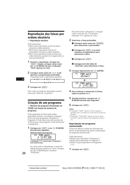 Sony CDX-C910RDS - CDX-C910RDS Istruzioni per l'uso Olandese