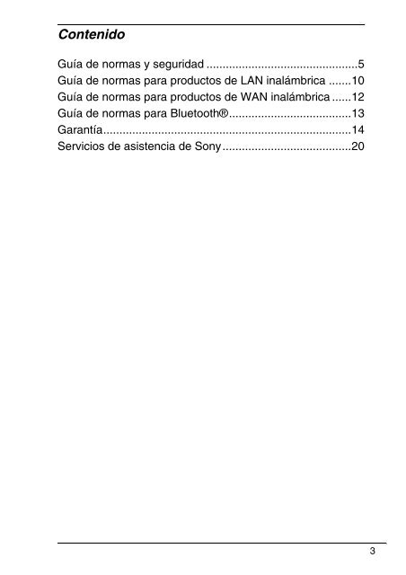 Sony VPCX13F7E - VPCX13F7E Documenti garanzia Spagnolo