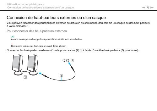 Sony VPCX13F7E - VPCX13F7E Istruzioni per l'uso Francese