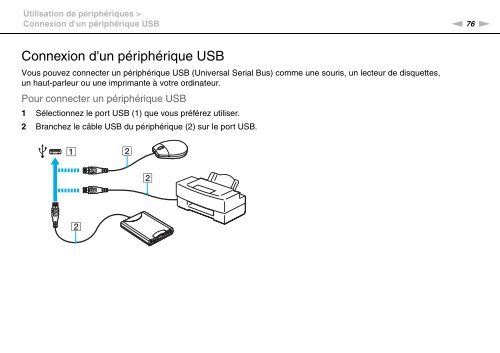 Sony VPCX13F7E - VPCX13F7E Istruzioni per l'uso Francese