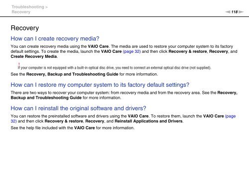 Sony VPCX13F7E - VPCX13F7E Istruzioni per l'uso Inglese