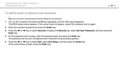 Sony VPCX13F7E - VPCX13F7E Istruzioni per l'uso Inglese