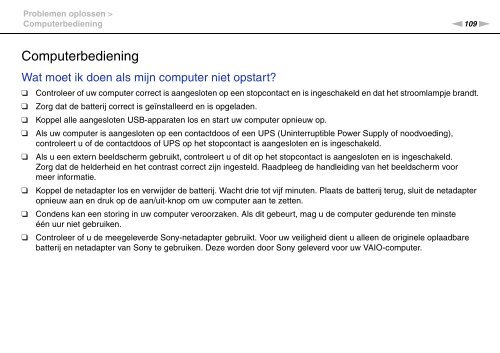 Sony VPCX13F7E - VPCX13F7E Istruzioni per l'uso Olandese