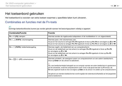 Sony VPCX13F7E - VPCX13F7E Istruzioni per l'uso Olandese