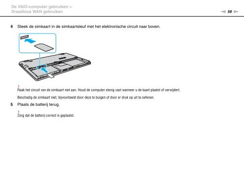 Sony VPCX13F7E - VPCX13F7E Istruzioni per l'uso Olandese