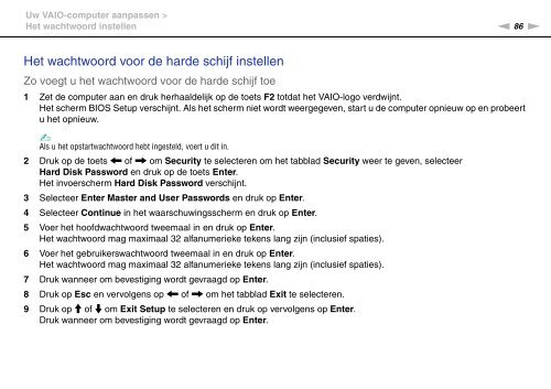 Sony VPCX13F7E - VPCX13F7E Istruzioni per l'uso Olandese