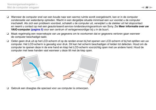 Sony VPCX13F7E - VPCX13F7E Istruzioni per l'uso Olandese