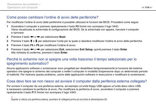 Sony VPCX13F7E - VPCX13F7E Istruzioni per l'uso Italiano