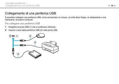 Sony VPCX13F7E - VPCX13F7E Istruzioni per l'uso Italiano