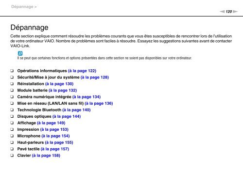 Sony VPCEC1A4E - VPCEC1A4E Istruzioni per l'uso Francese