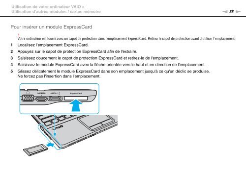 Sony VPCEC1A4E - VPCEC1A4E Istruzioni per l'uso Francese