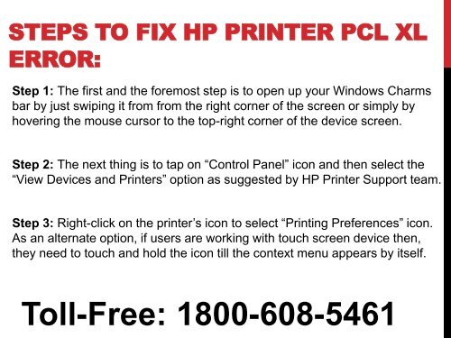 1-800-608-5461 How To Fix HP Printer PCL XL Error? Simple Ways