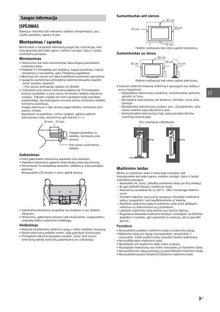 Sony KDL-50W755C - KDL-50W755C Mode d'emploi Letton