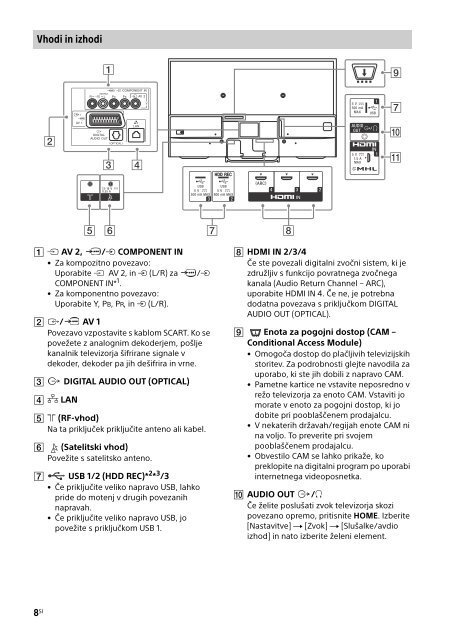 Sony KDL-50W755C - KDL-50W755C Mode d'emploi Letton