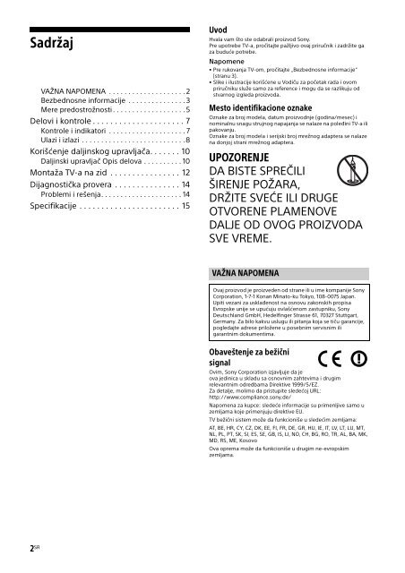 Sony KDL-50W755C - KDL-50W755C Mode d'emploi Lituanien