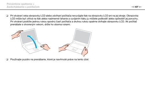 Sony VPCCW2C5E - VPCCW2C5E Mode d'emploi Slovaque