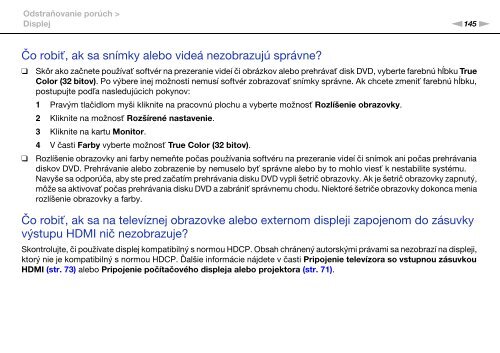 Sony VPCCW2C5E - VPCCW2C5E Mode d'emploi Slovaque