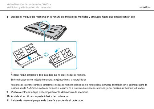 Sony VPCCW2C5E - VPCCW2C5E Mode d'emploi Espagnol