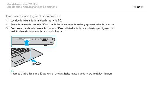 Sony VPCCW2C5E - VPCCW2C5E Mode d'emploi Espagnol