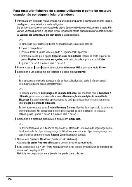 Sony VPCCW2C5E - VPCCW2C5E Guide de d&eacute;pannage Portugais