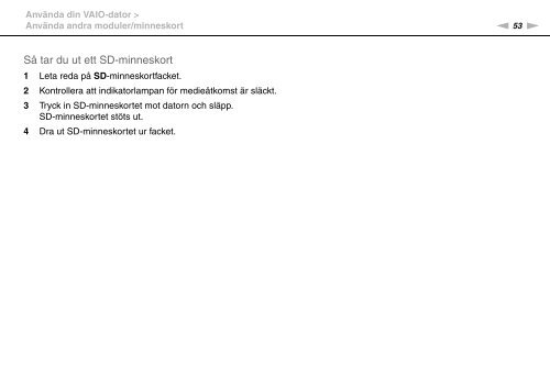 Sony VPCCW2C5E - VPCCW2C5E Mode d'emploi Su&eacute;dois