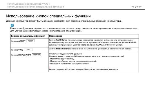 Sony VPCCW2C5E - VPCCW2C5E Mode d'emploi Russe