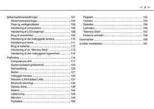 Sony VPCCW2C5E - VPCCW2C5E Mode d'emploi Danois