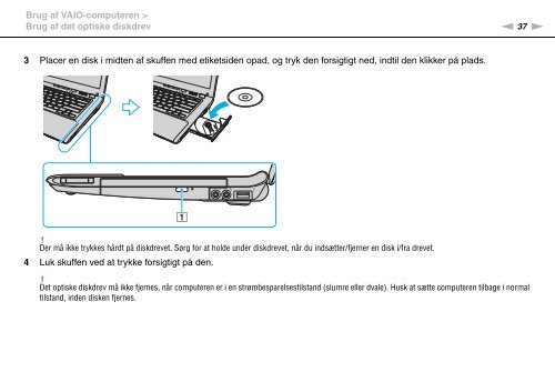 Sony VPCCW2C5E - VPCCW2C5E Mode d'emploi Danois